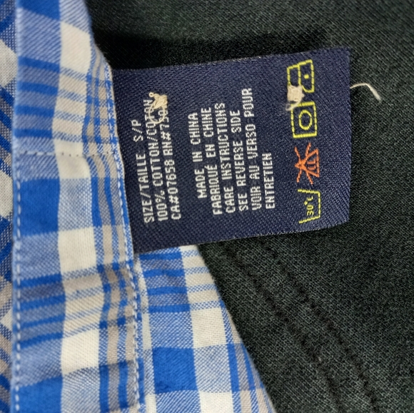 VINTAGE Y2K exco button up plaid shirt - Picture 7 of 8